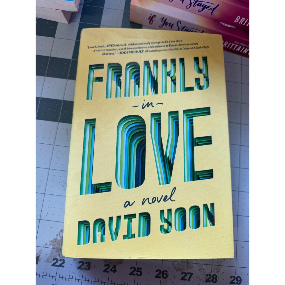 Frankly in Love by David Yoon Hardcover YA Novel Sprayed Edges Putnam 2019